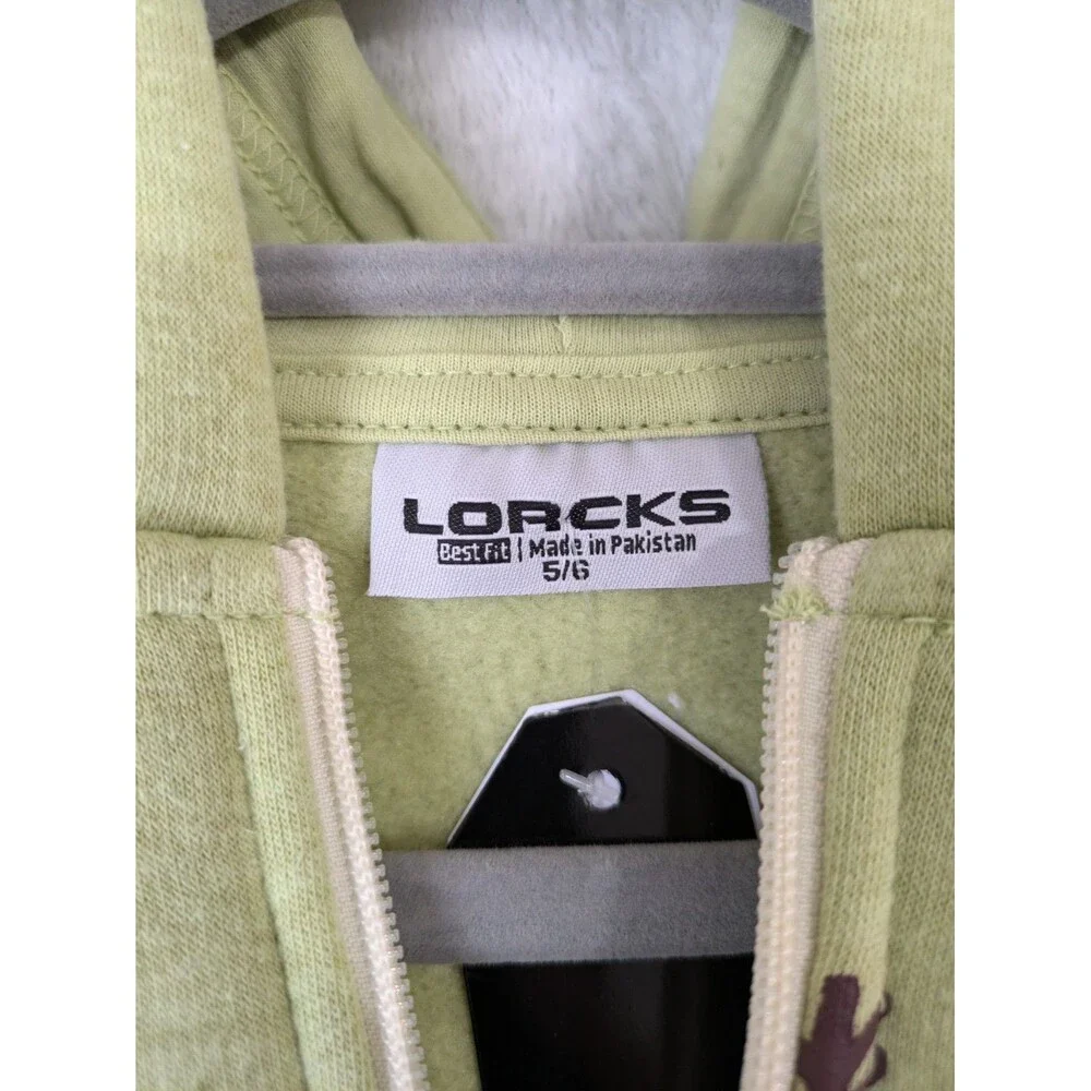 NEW Youth Unisex Lorck's Zip Up Hoodie - Size 5/6